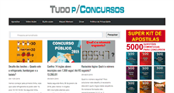 Desktop Screenshot of blog.tudoparaconcursos.net