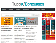 Tablet Screenshot of blog.tudoparaconcursos.net